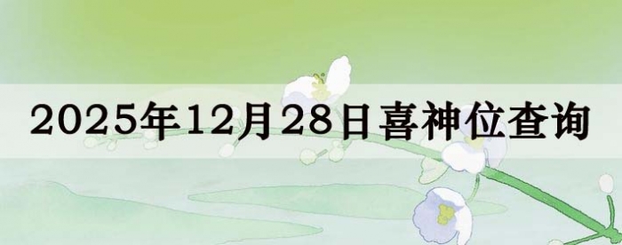 2025��12��28��ϲ��λ��ϸ����