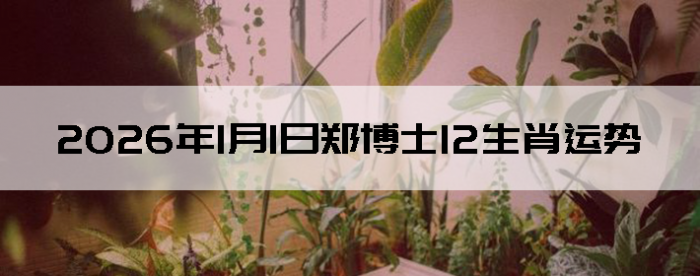 2026��1��1��֣��ʿ12��Ф����