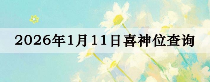 2026��1��11��ϲ��λ��ϸ����