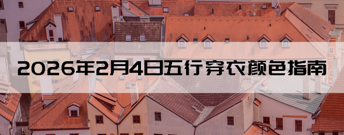 2026��2��4�����д�����ɫָ��