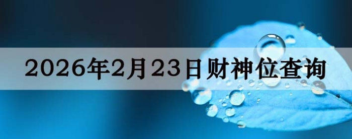 2026��2��23�ղ���λ��ѯָ��