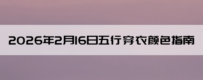 2026��2��16�����д�����ɫָ��
