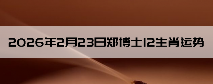 2026��2��23��֣��ʿ12��Ф����