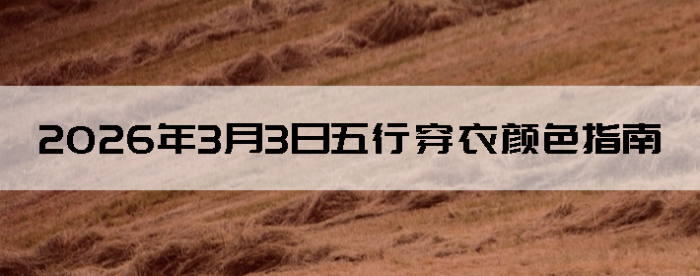 2026��3��3�����д�����ɫָ��