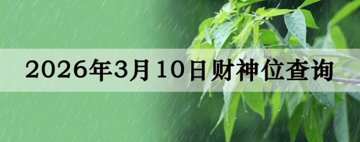 2026��3��10�ղ���λ��ѯָ��