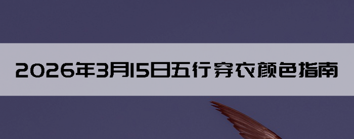 2026��3��15�����д�����ɫָ��