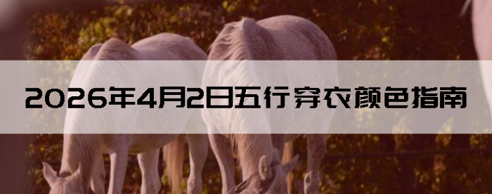 2026��4��2�����д�����ɫָ��