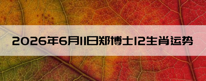2026��6��11��֣��ʿ12��Ф����