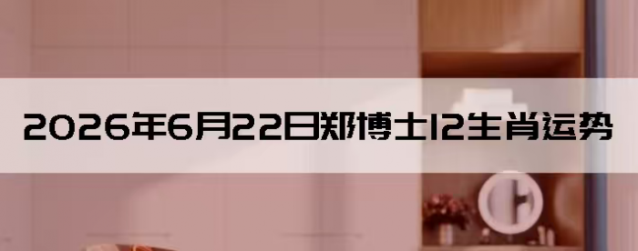 2026��6��22��֣��ʿ12��Ф����