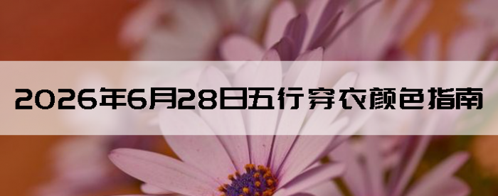 2026��6��28�����д�����ɫָ��