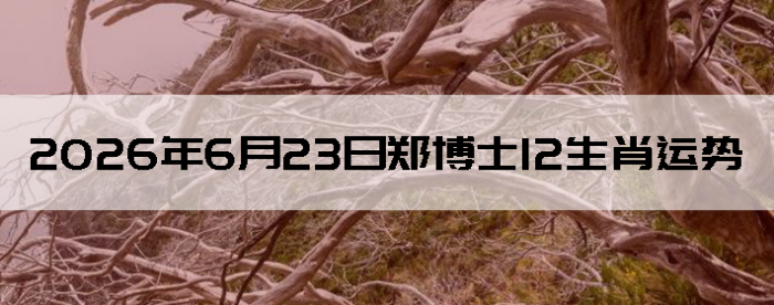 2026��6��23��֣��ʿ12��Ф����