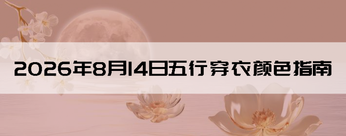 2026��8��14�����д�����ɫָ��