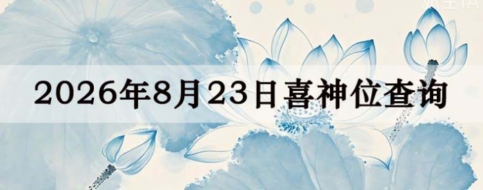 2026��8��23��ϲ��λ��ϸ����