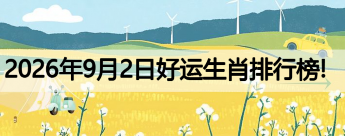 生肖排行榜,好运