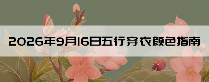 2026��9��17�����д�����ɫָ��