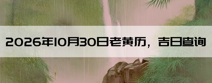 2026��10��30���ϻ��������ղ�ѯ