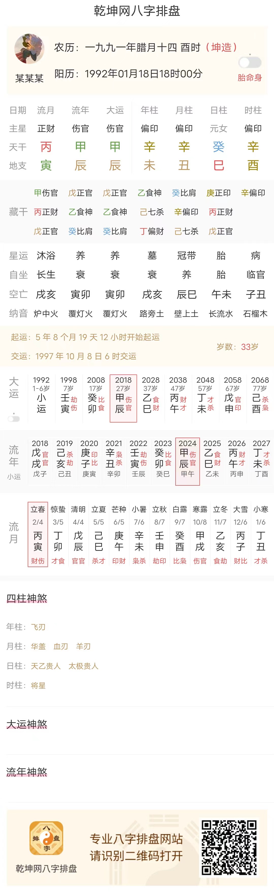 八字案例解析之女命天干三辛的人