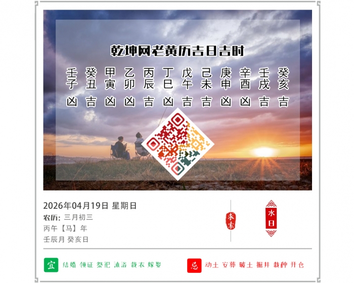 黄历吉凶宜忌,老黄历,4月19日黄历吉日